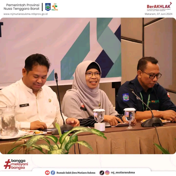 MENJADI GAME CHANGER DALAM PERENCANAAN PEMBANGUNAN DAERAH, RSJ MUTIARA SUKMA MEMAPARKAN BERBAGAI INOVASI PELAYANAN DAN PRAKTIK BAIK SEBAGAI PERANGKAT DAERAH PEMERINTAH PROVINSI NTB